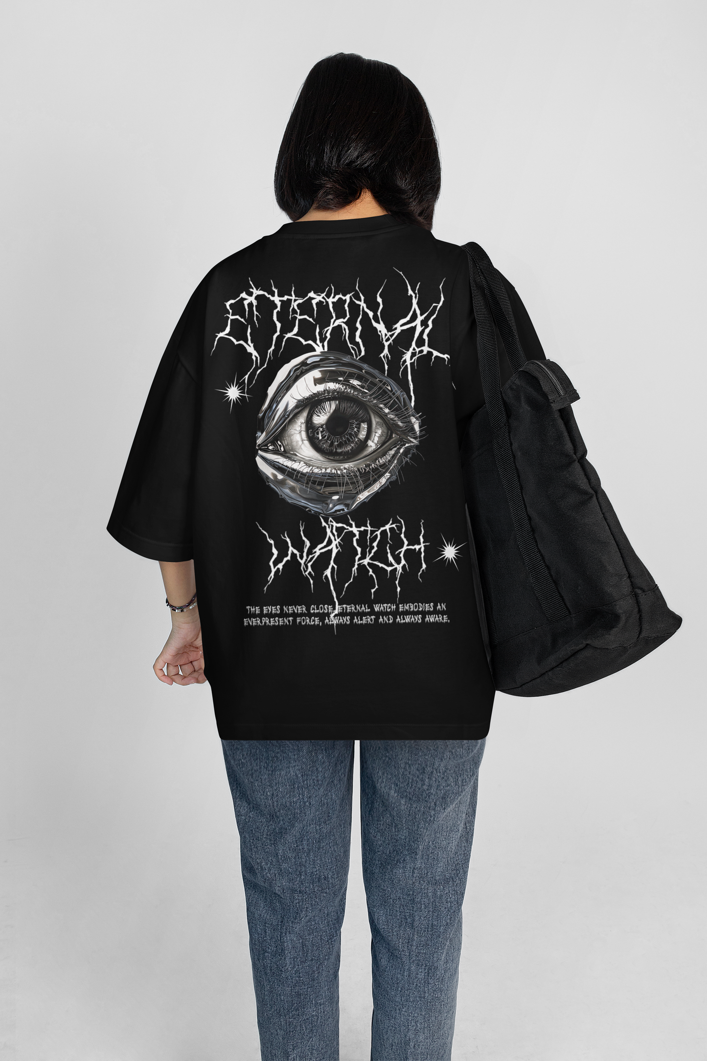 Eternal Watch – Printed Oversized T-Shirt