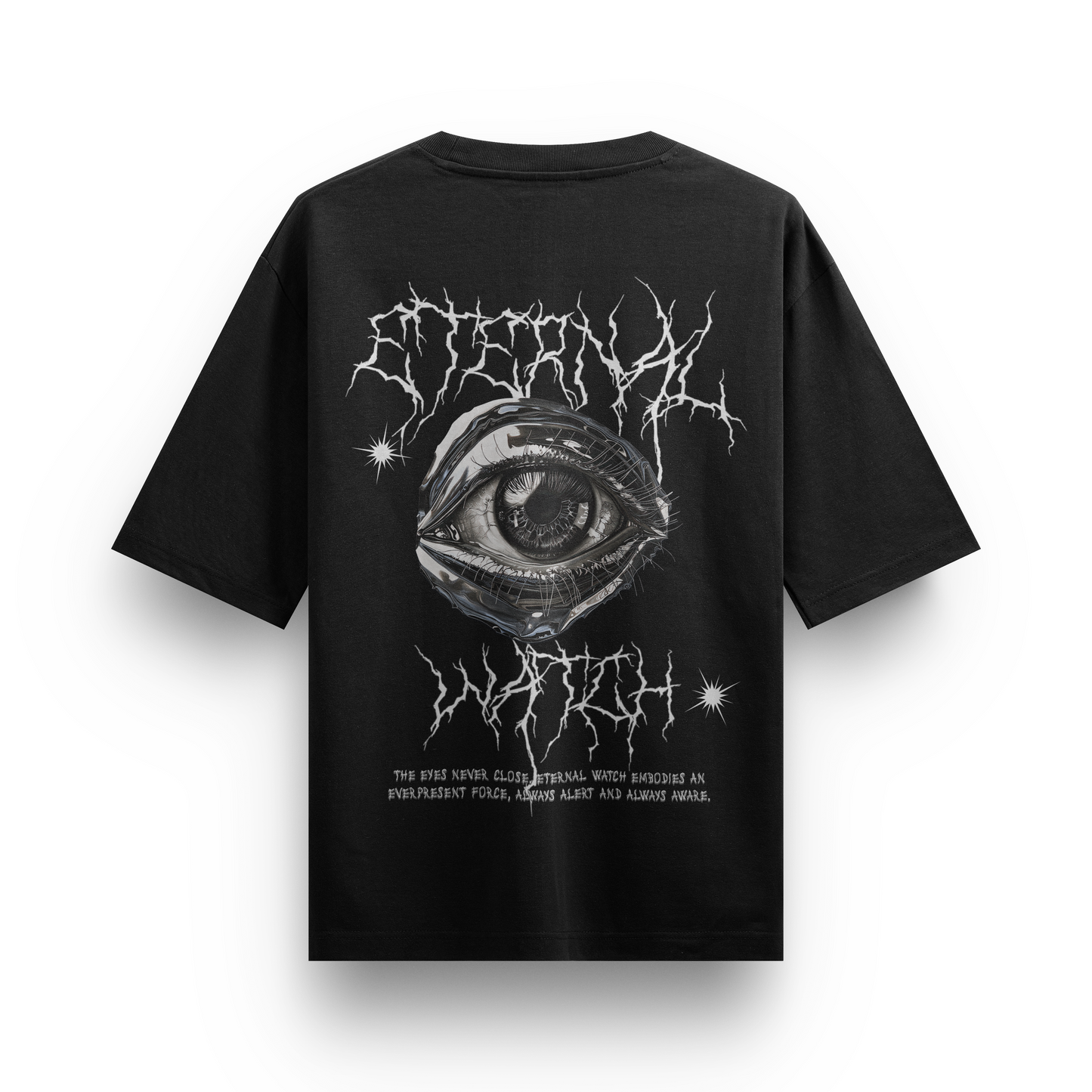 Eternal Watch – Printed Oversized T-Shirt